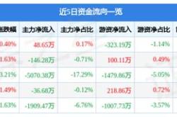 沪电股份（002463）主力资金净买入分析