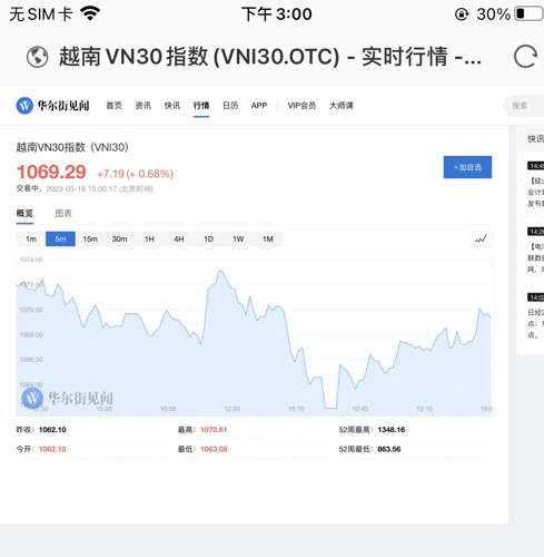 越南VN30指数，实时行情洞察与投资策略解析