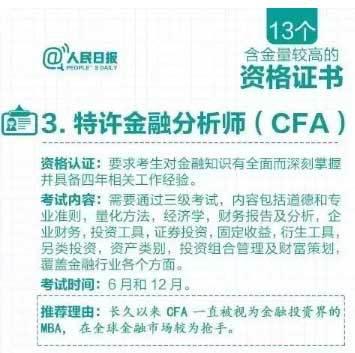 CPA和CFA是什么证书？